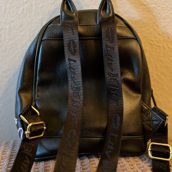 Betsey Johnson Mini-Backpack, Black - Picture 2 of 8